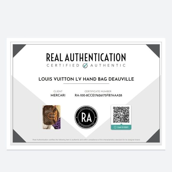 Louis Vuitton LV Hand Bag Deauville Browns Monogram - Picture 10 of 10